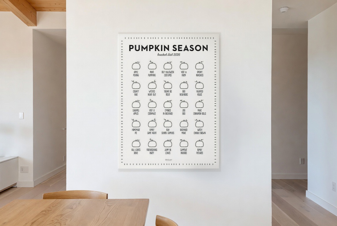 Pumpkin Season bucket list