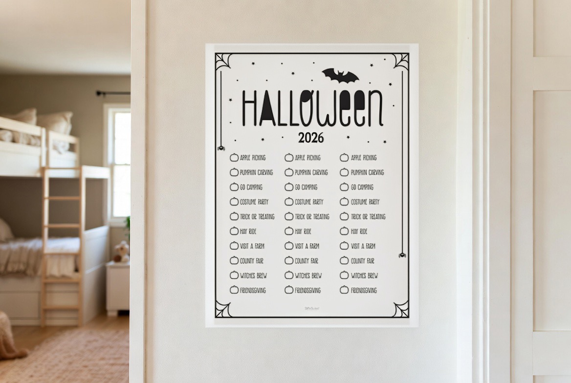 Halloween bucket list