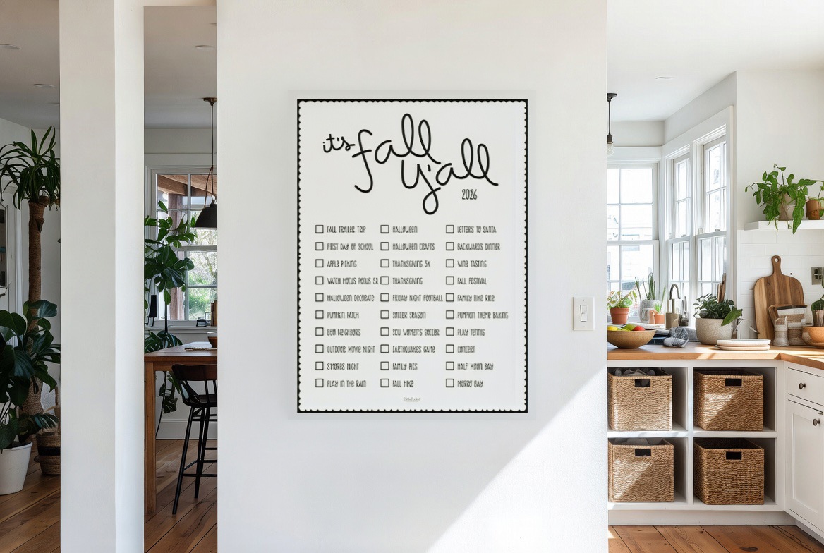 Fall Y'all bucket list