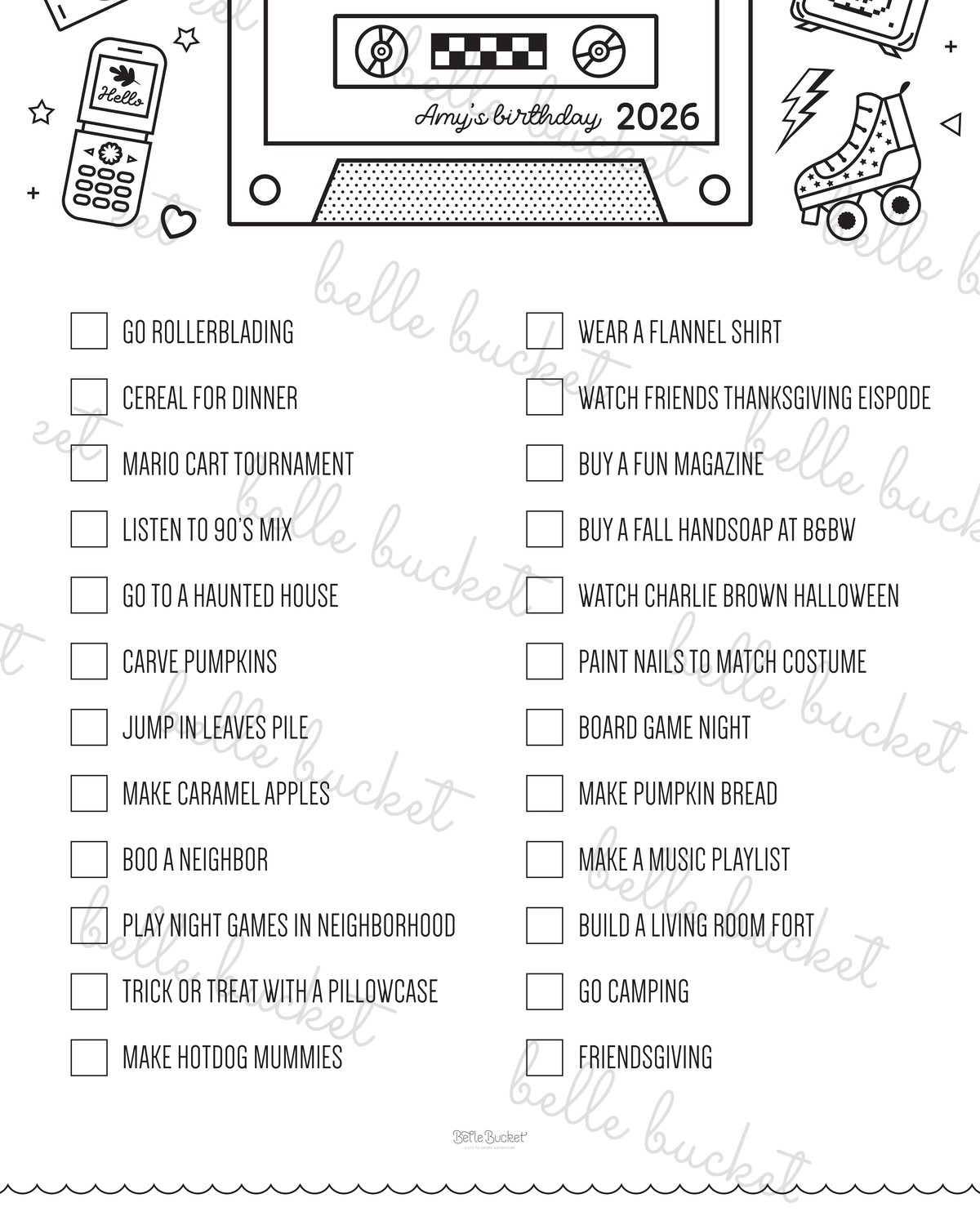 A close look at the 90s Fall list design
