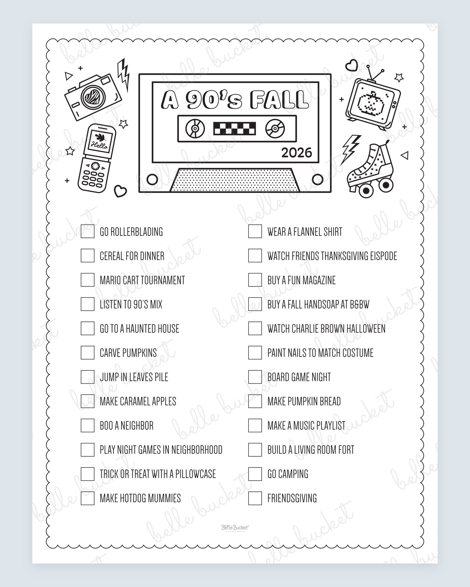 A close look at the 90s Fall list design