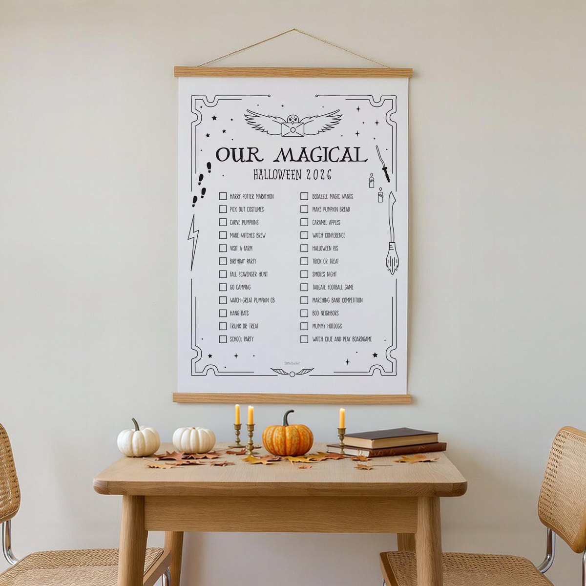 Magical Halloween bucket list