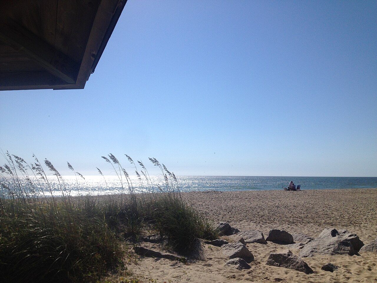 The beach at Fort Fisher