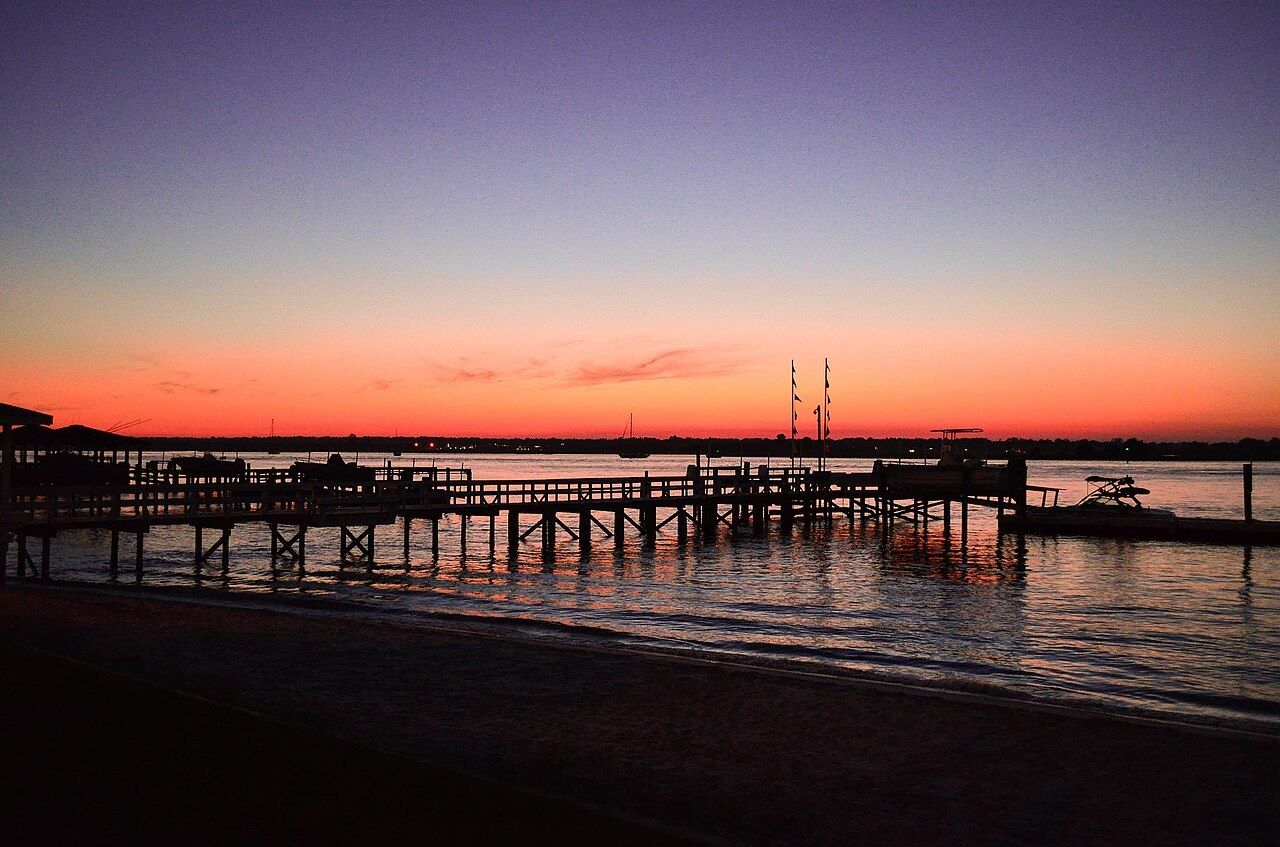 Wrightsville Beach at sunset