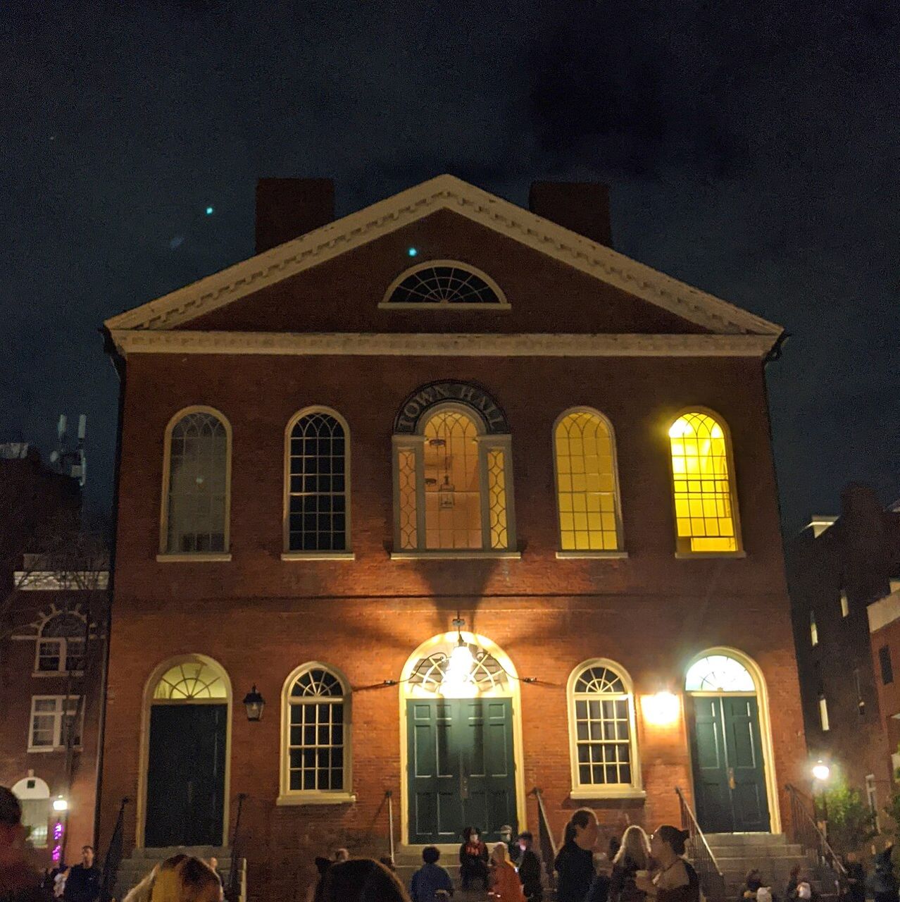 Old Town Hall in Derby Square, Salem