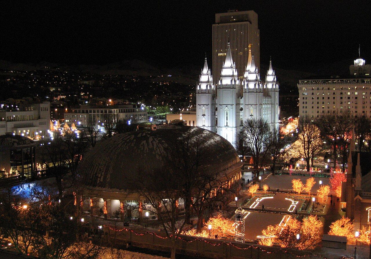 Temple Square at Christmas