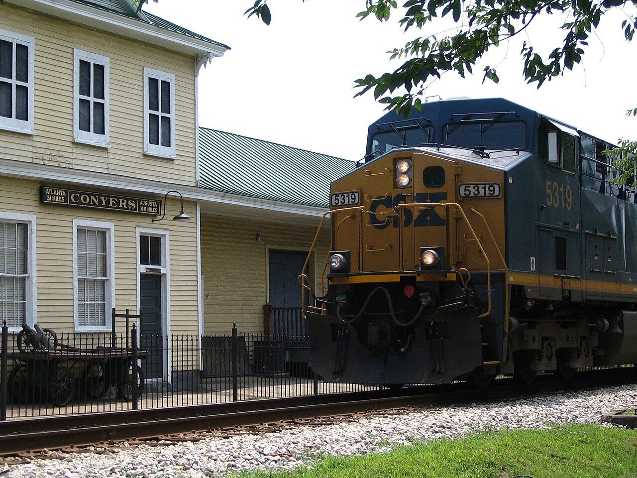 The old depot in Olde Town Conyers