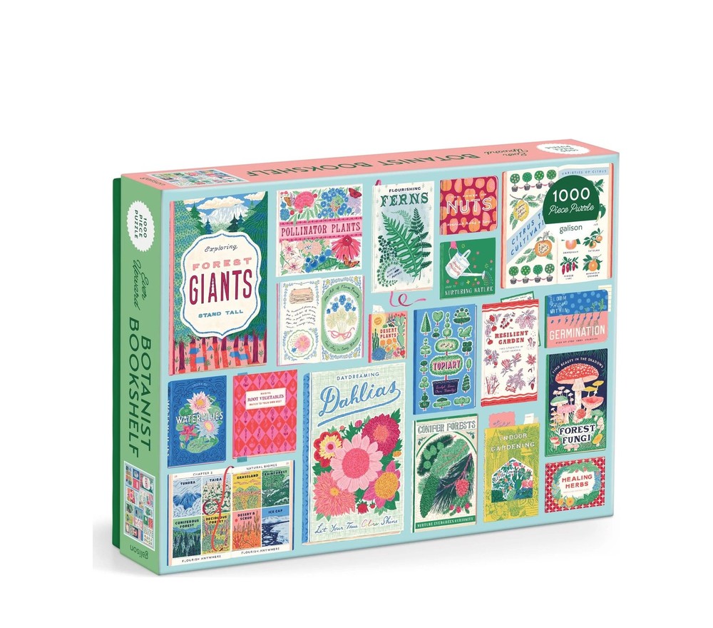 Ever Upward Botanist Bookshelf 1000 Piece Puzzle