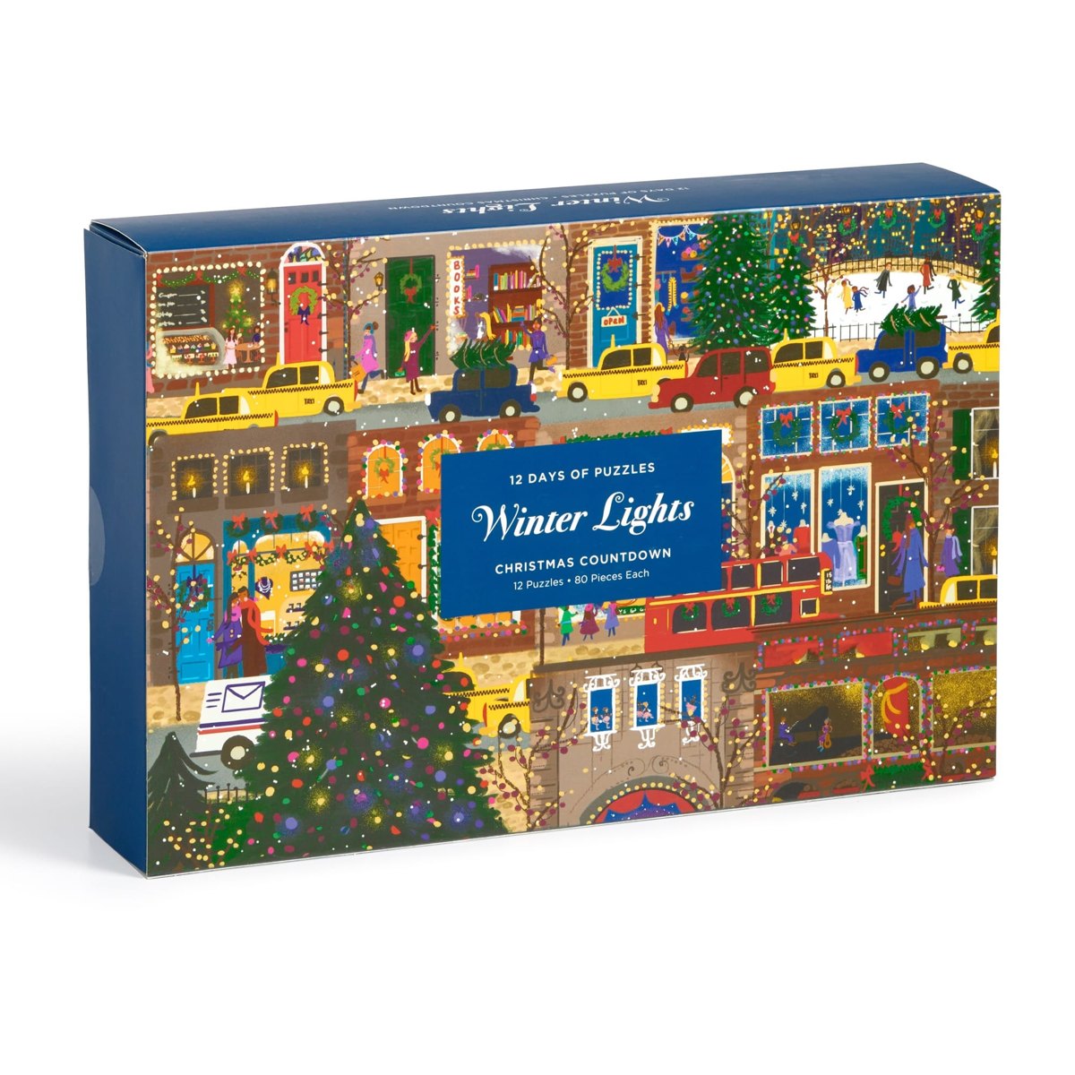 Galison Winter Lights 12 Days of Puzzles