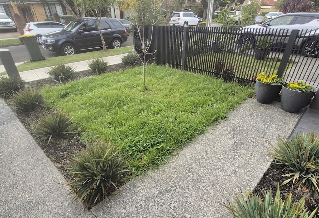 Before mowing