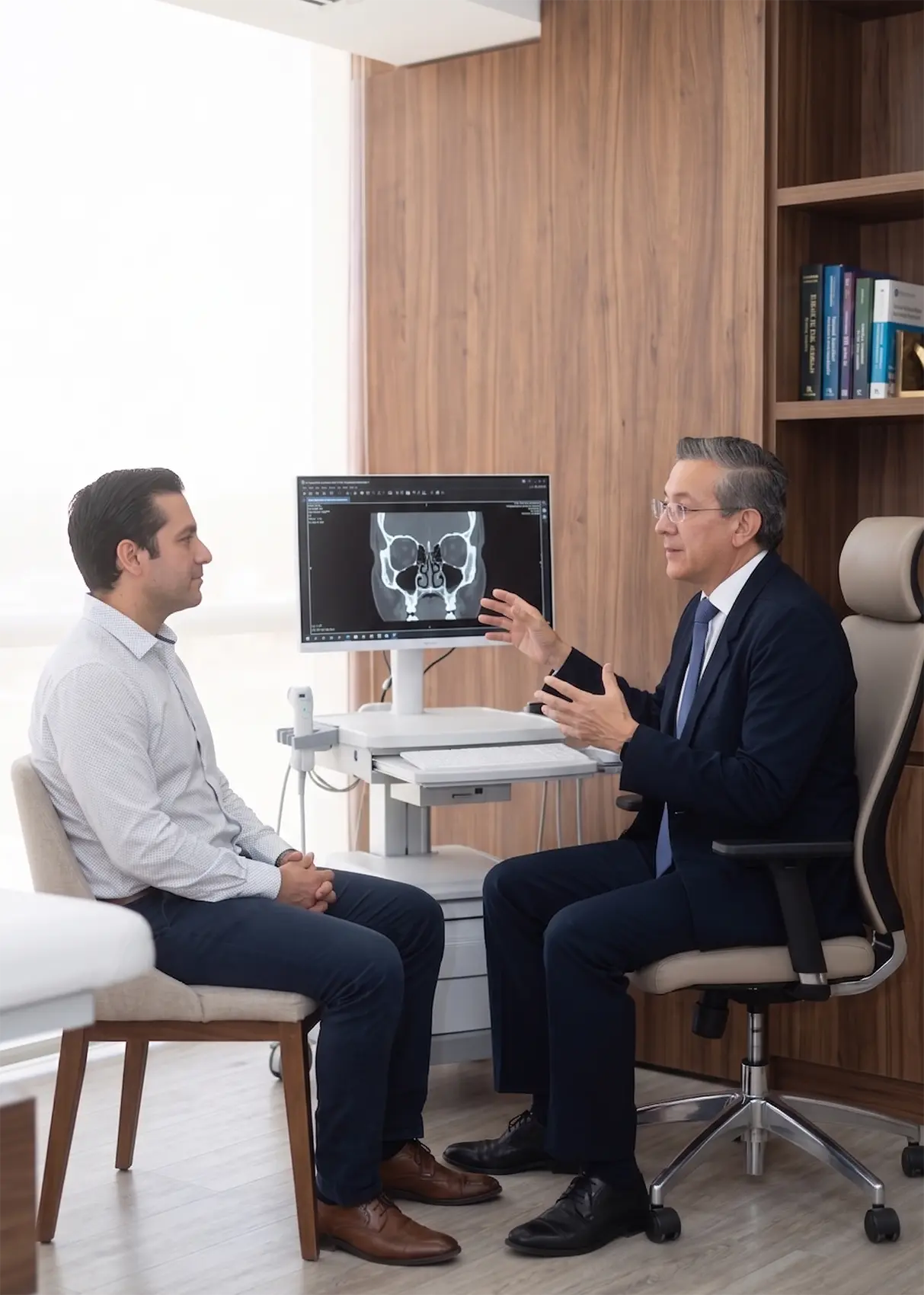 El Doctor López Guerra en consulta