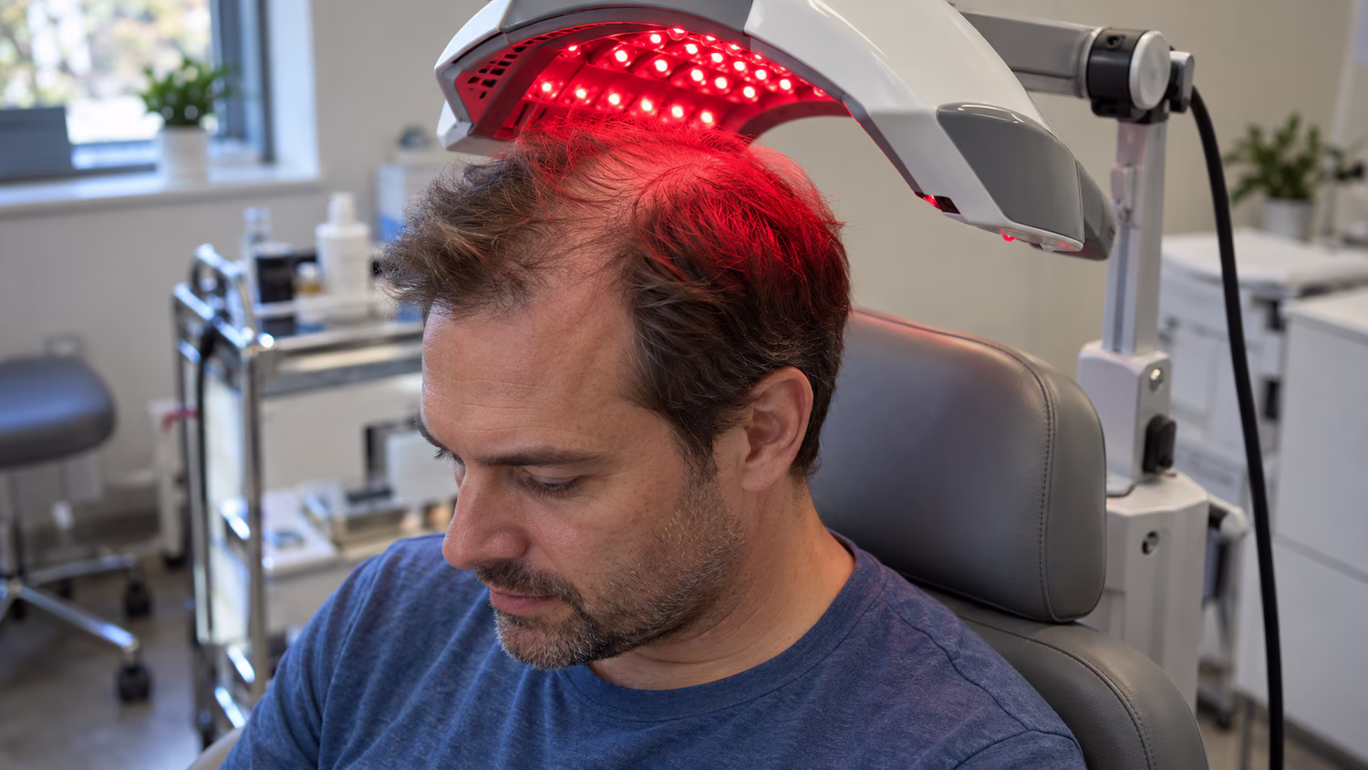 Low-level light therapy for thinning hair in Miami