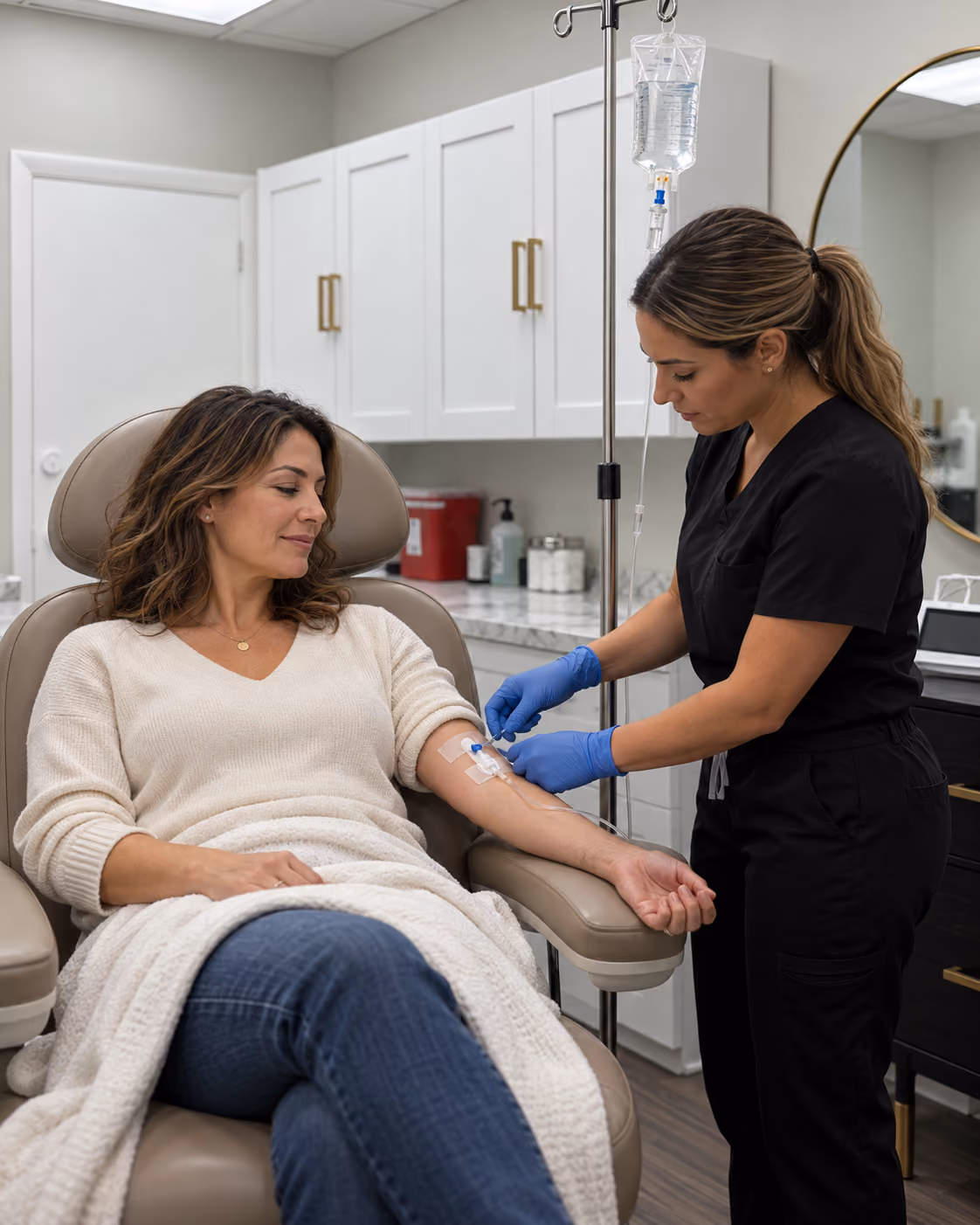 Semaglutide weight loss visit at Advance Hair and Aesthetics in Doral