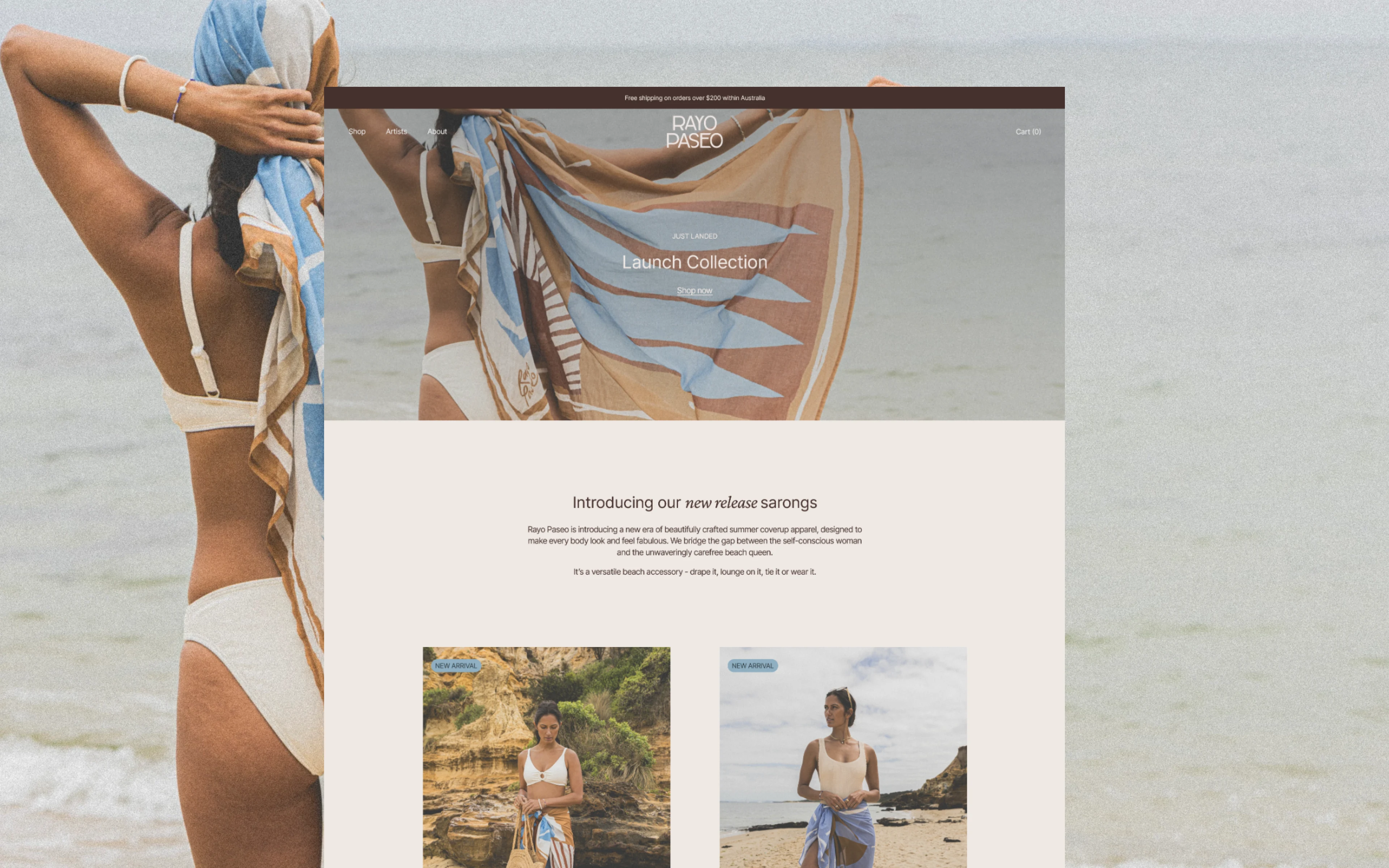 Rayo Paseo Homepage