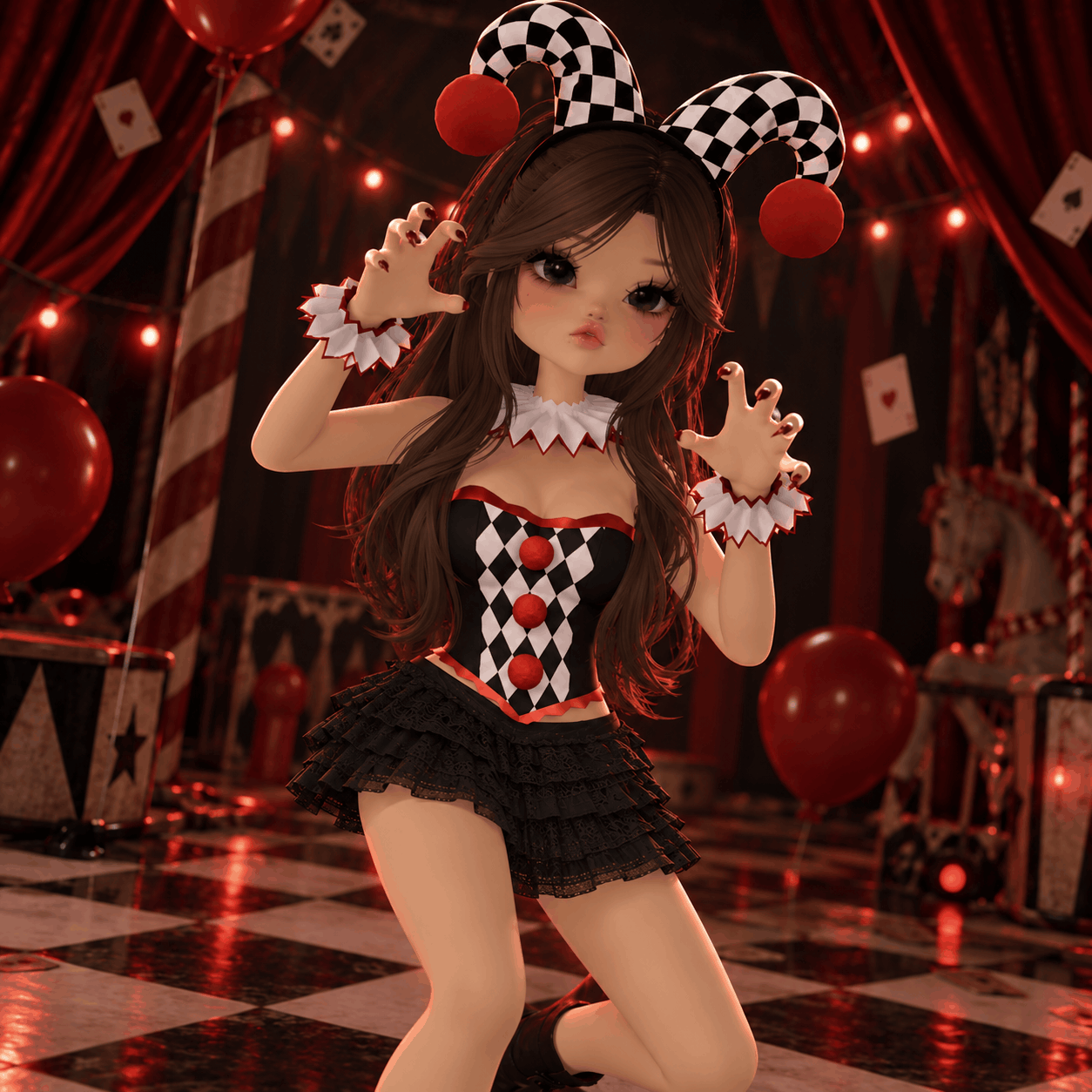 Clown Pose 1