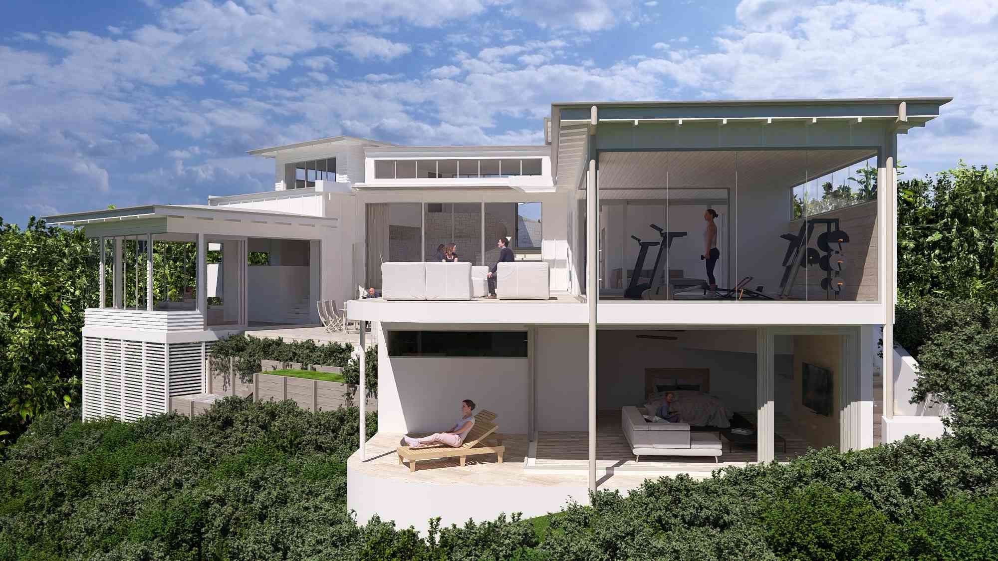 Tropicana Rise Castaways Beach building render