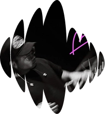 Forme logo du festival Chapfest avec photo du DJ Tasty