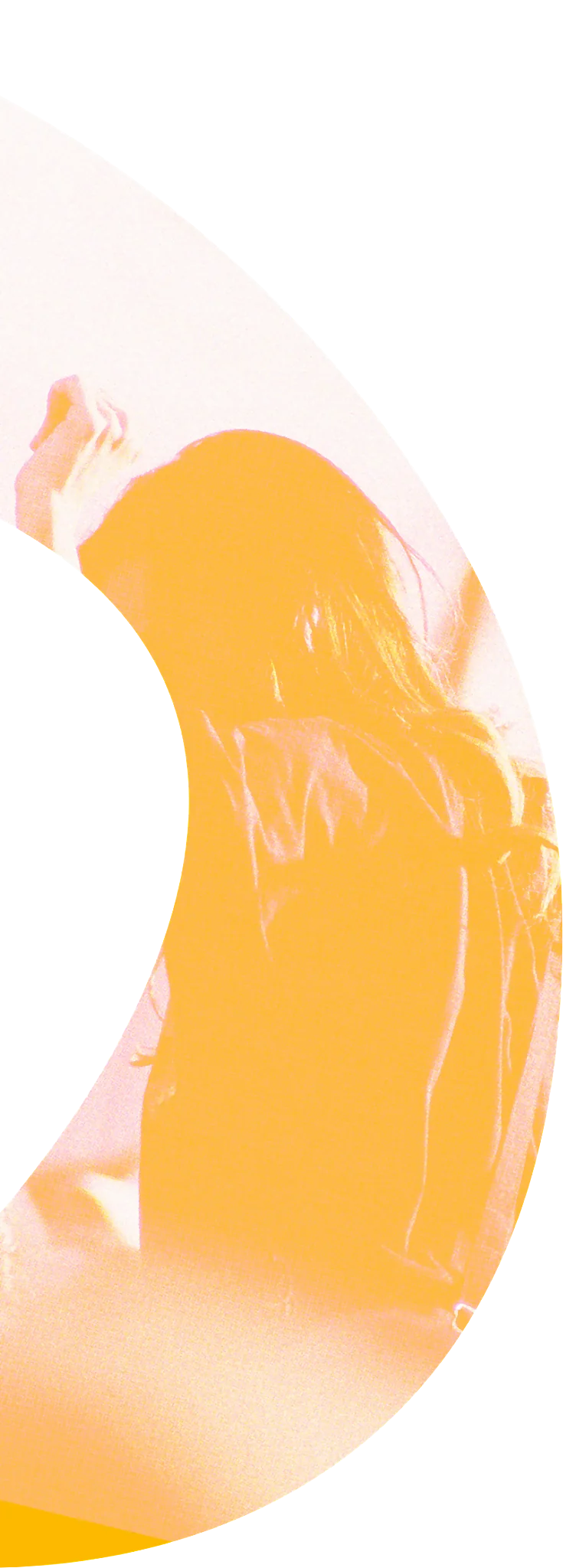 Forme abstraite jaune