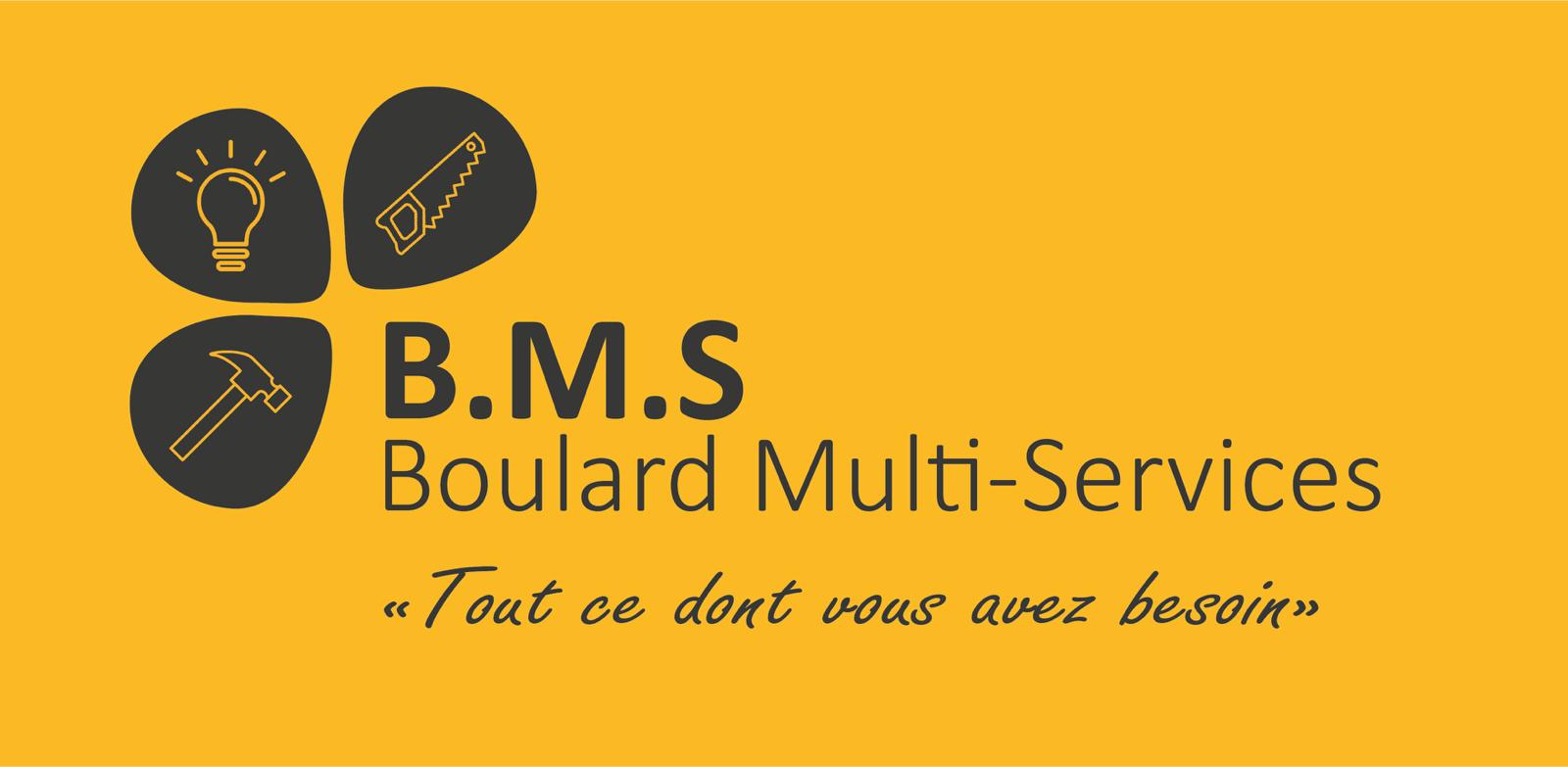 Black circular logo with white text reading 'Boulangerie · Pâtisserie Le Fournil du Moulin Artisanale' and decorative wheat illustrations.