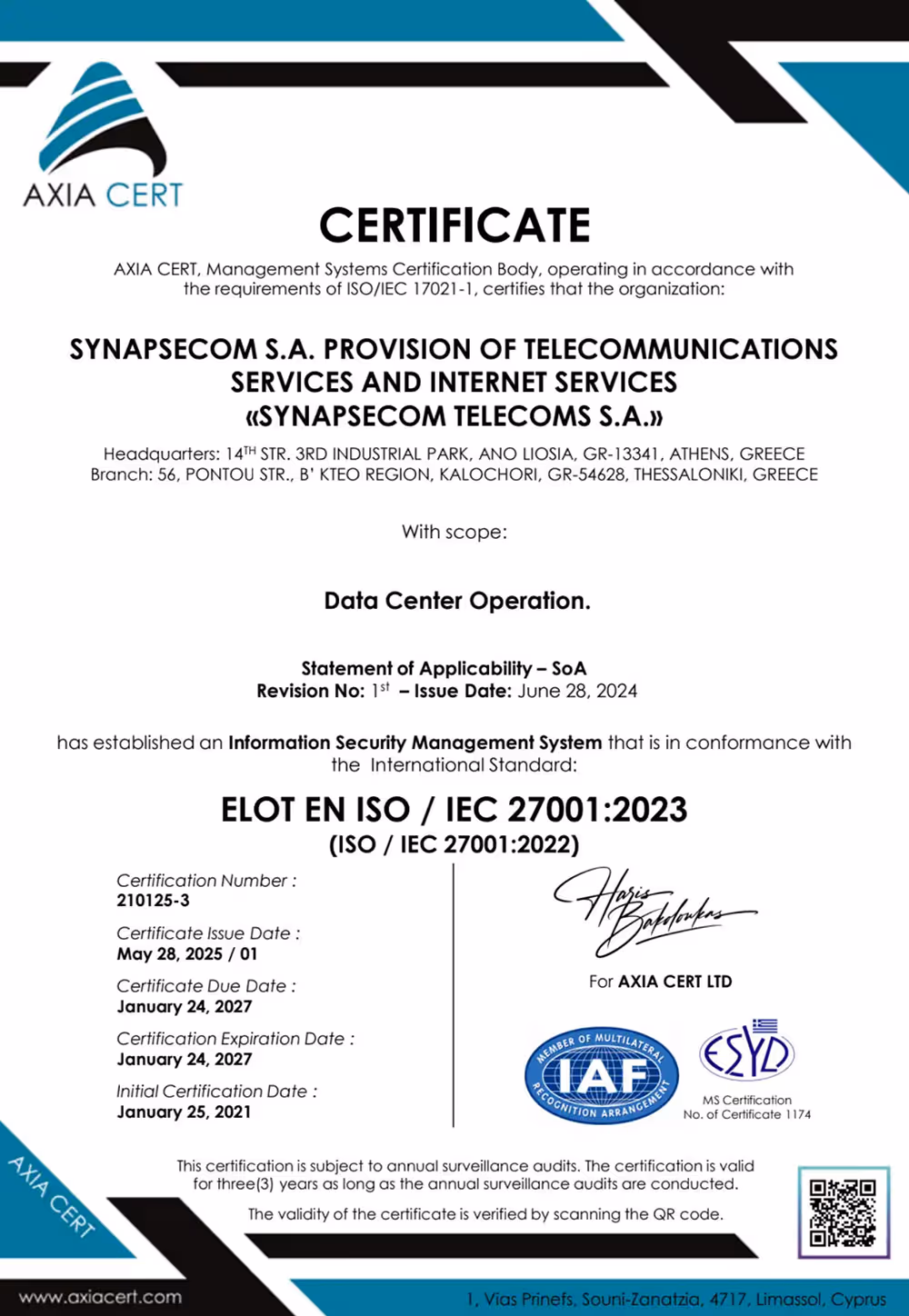 ISO | Synapsecom