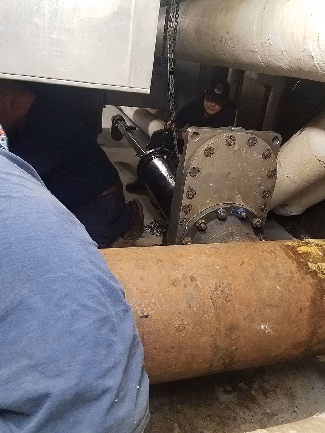 Chilled Water Main Failure - Line Stop