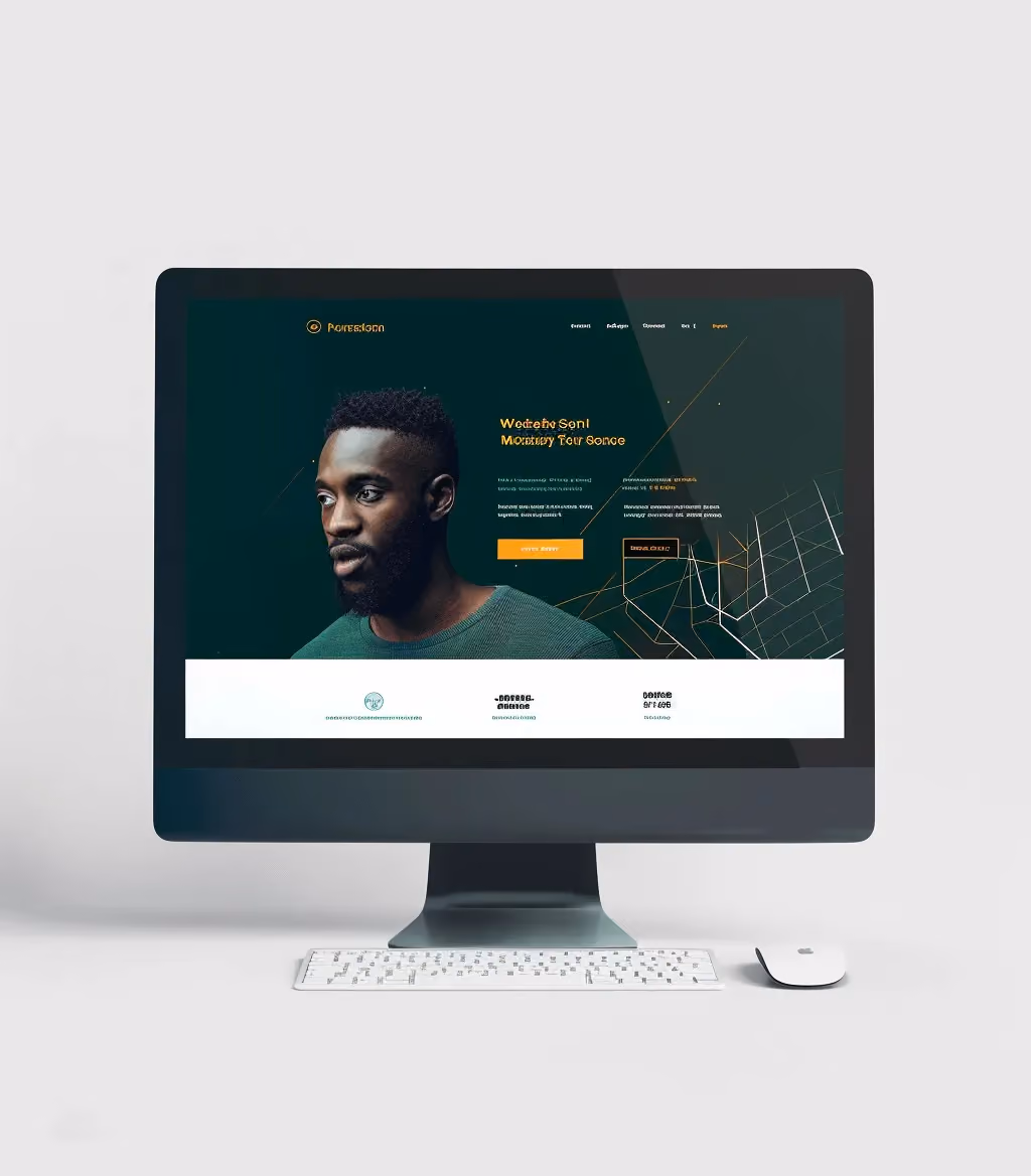 Hochkonvertierende Landingpage einer Personenmarke im modernen Webflow-Design für Premium-Coaches.