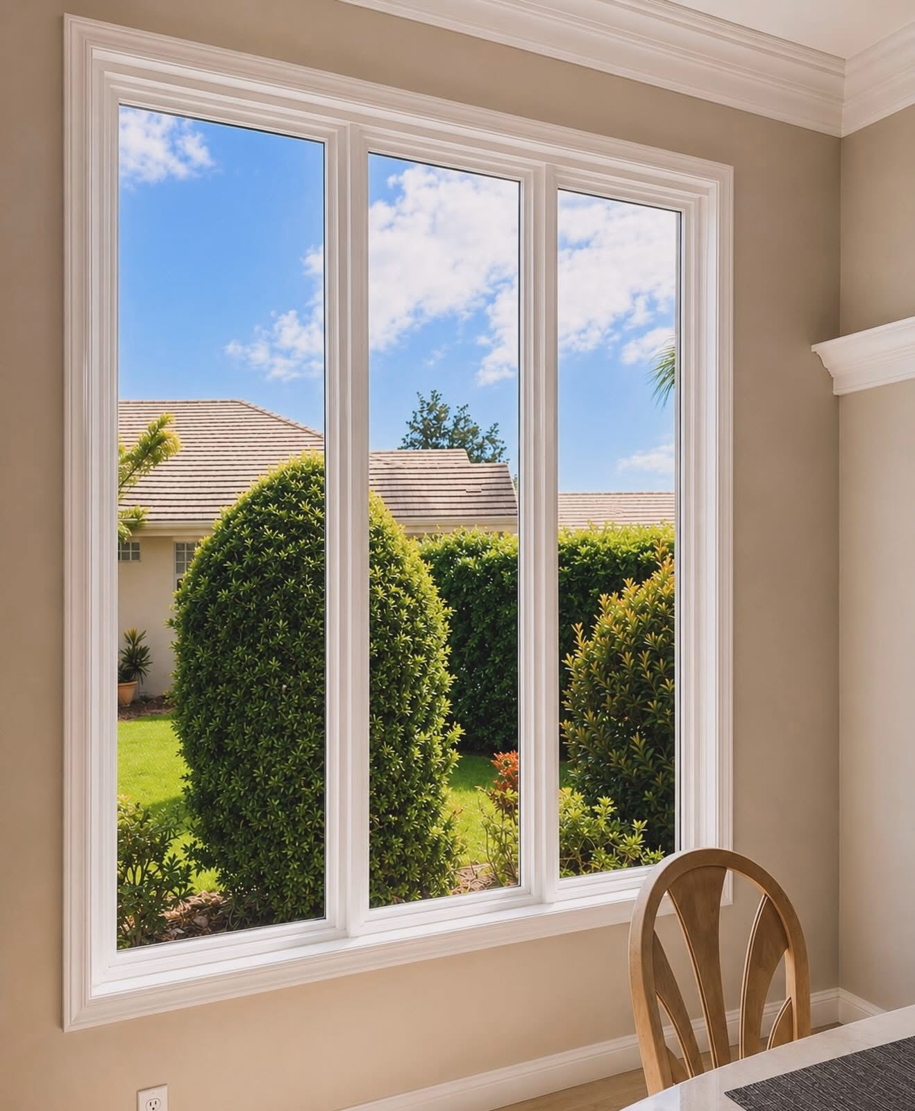 Window installed by the Grayhawk crew in a Bradenton home