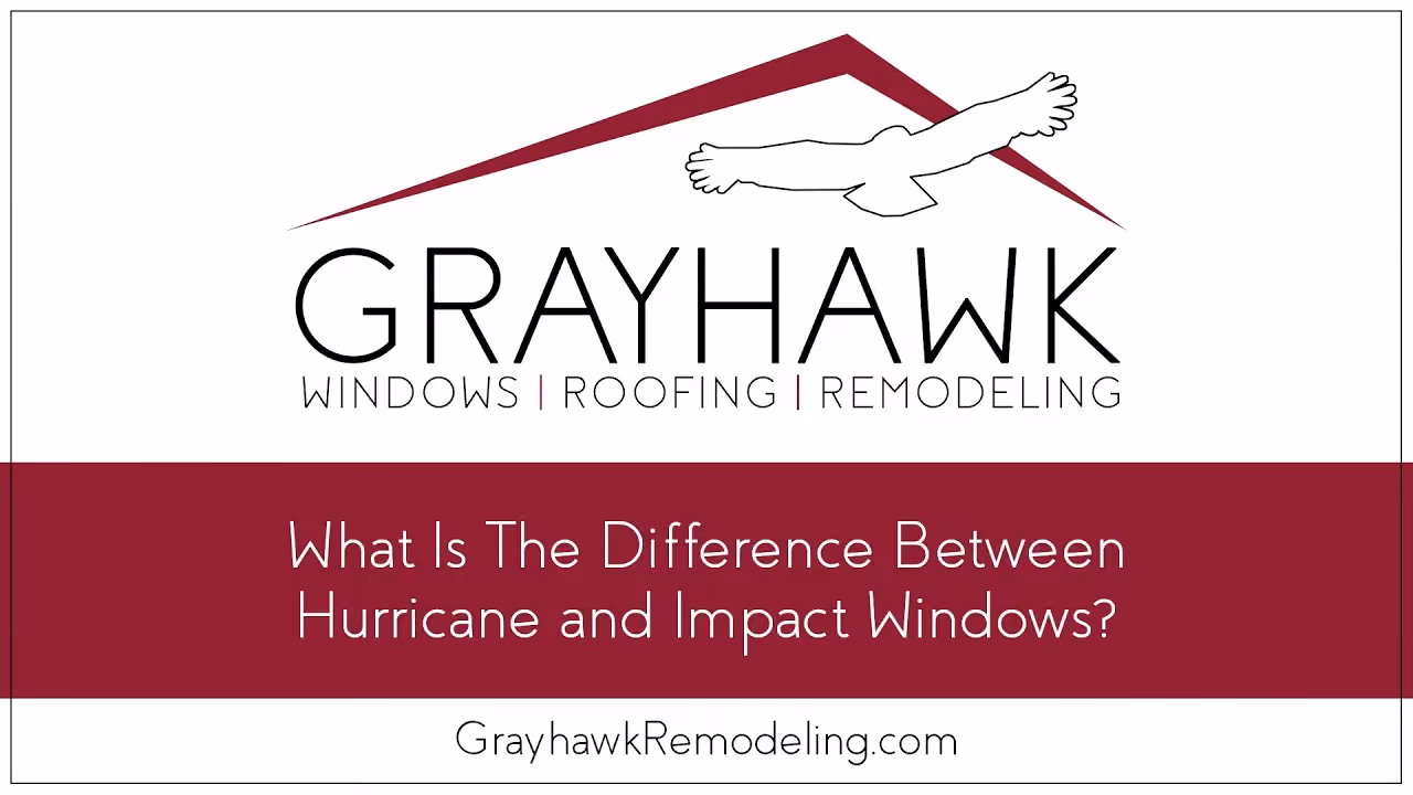 What Is The Difference Between Hurricane and Impact Windows?