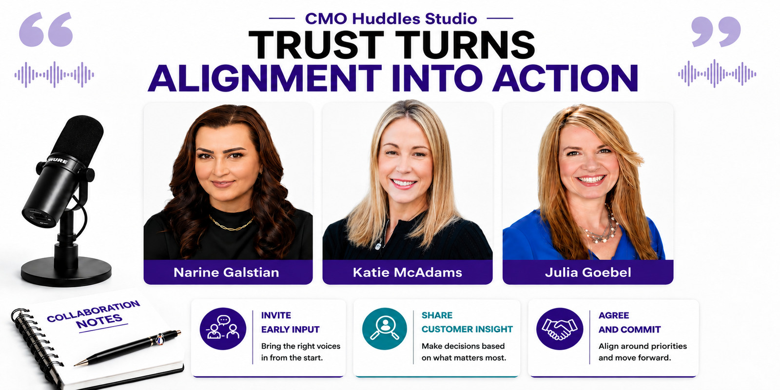 Narine Galstian, Katie McAdams, and Julia Goebel with three lessons for turning cross-functional trust into action.
