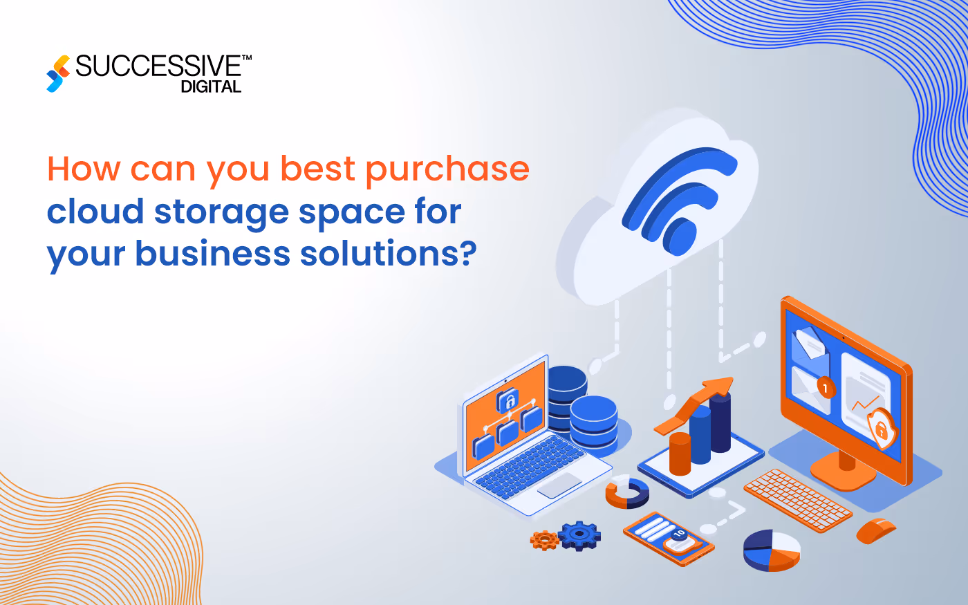 How can you best purchase cloud storage space for your business solutions?