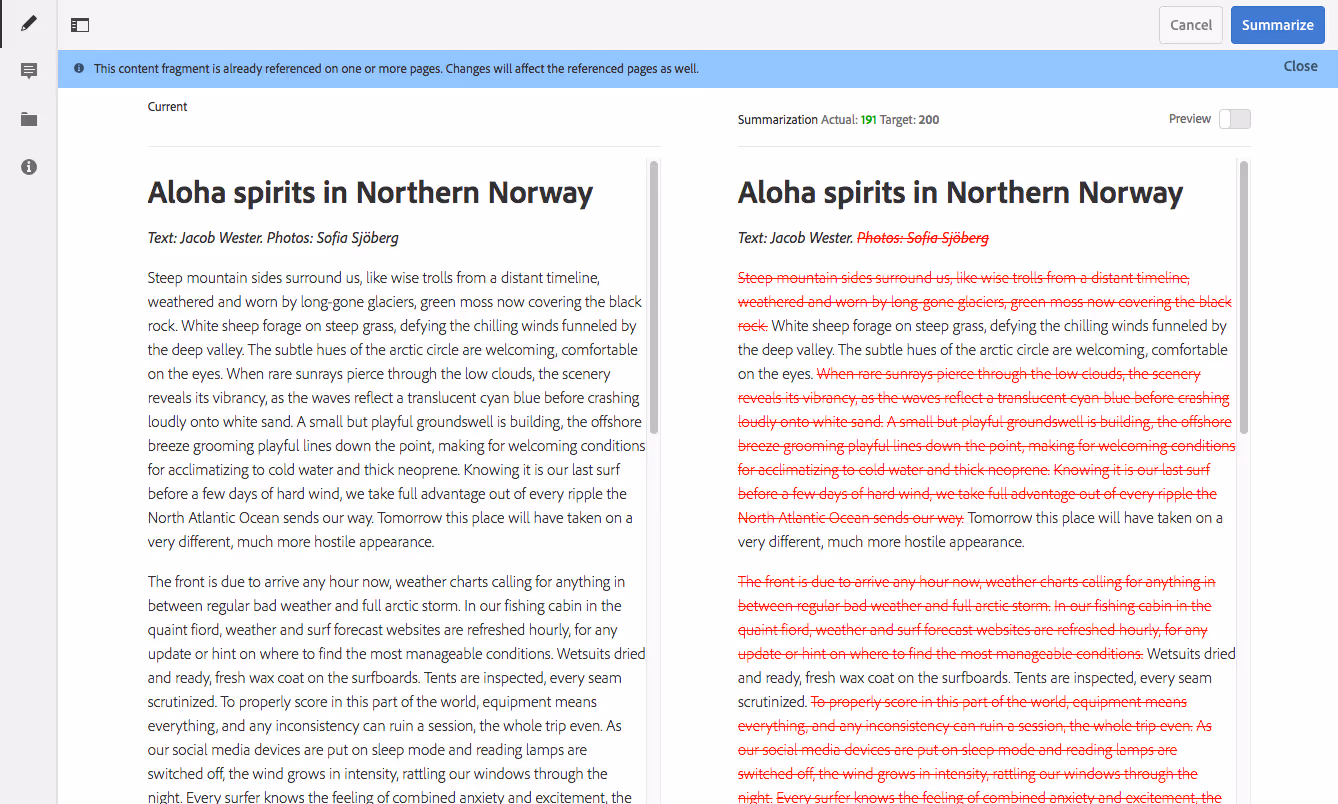 adobe experience manager features of CMS