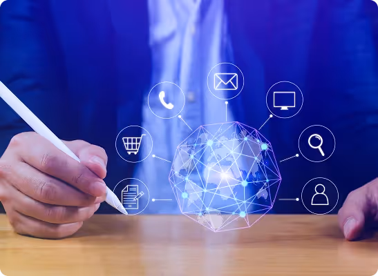 Build a unified commerce ecosystem that bridges in-store and digital experiences. Deliver seamless shopping journeys, personalized engagement, and consistent service that increase conversions and strengthen brand loyalty. Integrate digital payment systems, loyalty programs, and connected commerce platforms to deliver cohesive, future-ready retail experiences.