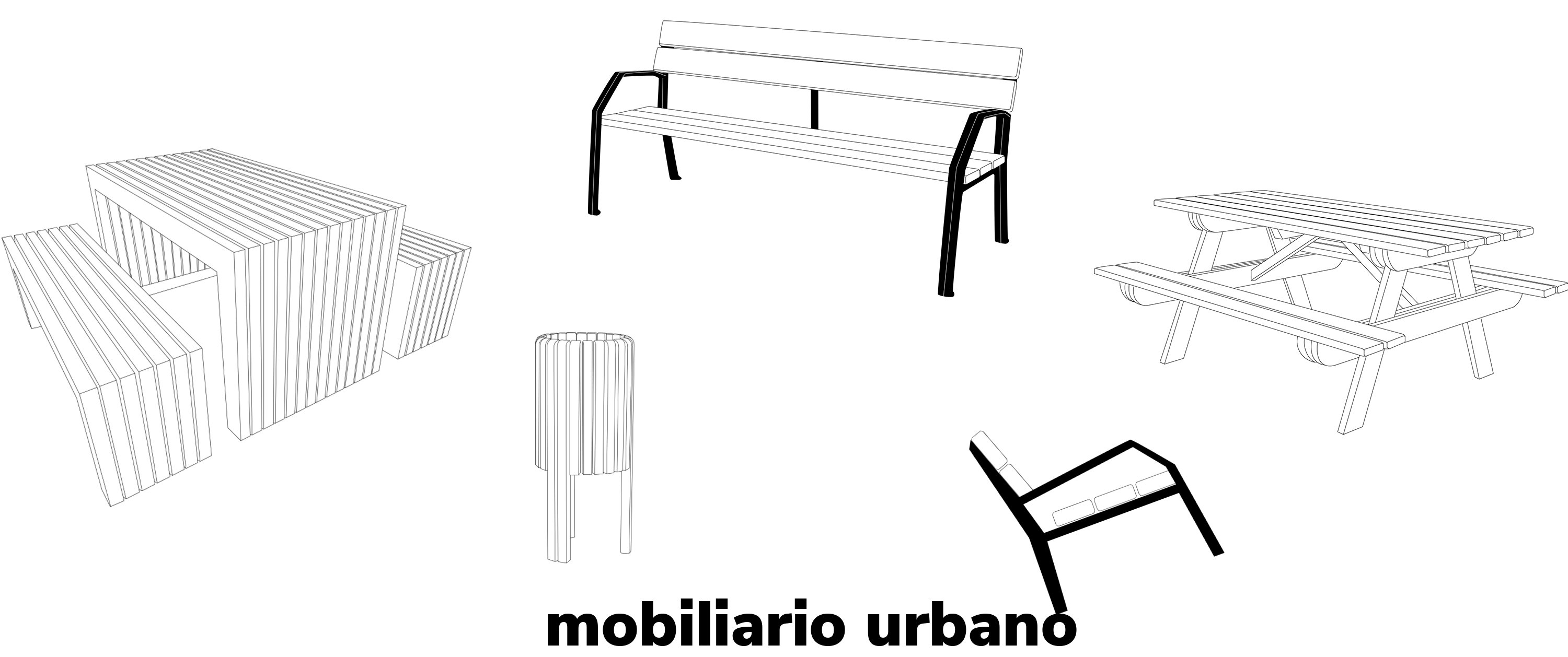 Homepage illustration of various Medera products