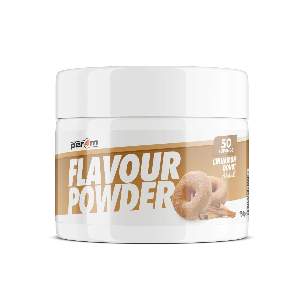 Per4m Flavour Powder 150g - Cinnamon Donut
