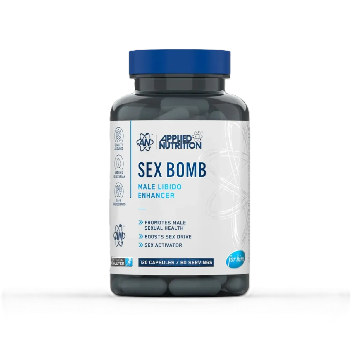 Applied Nutrition Sex Bomb For Him Male Libido Enhancer 120 Caps