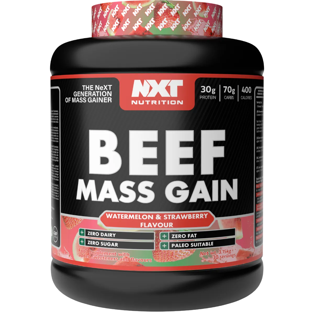 Nxt Nutrition Beef Mass Gain 3.15kg
