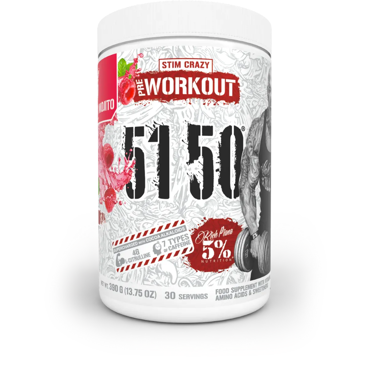 5% Nutrition 5150 High-Stim Pre-Workout 375g