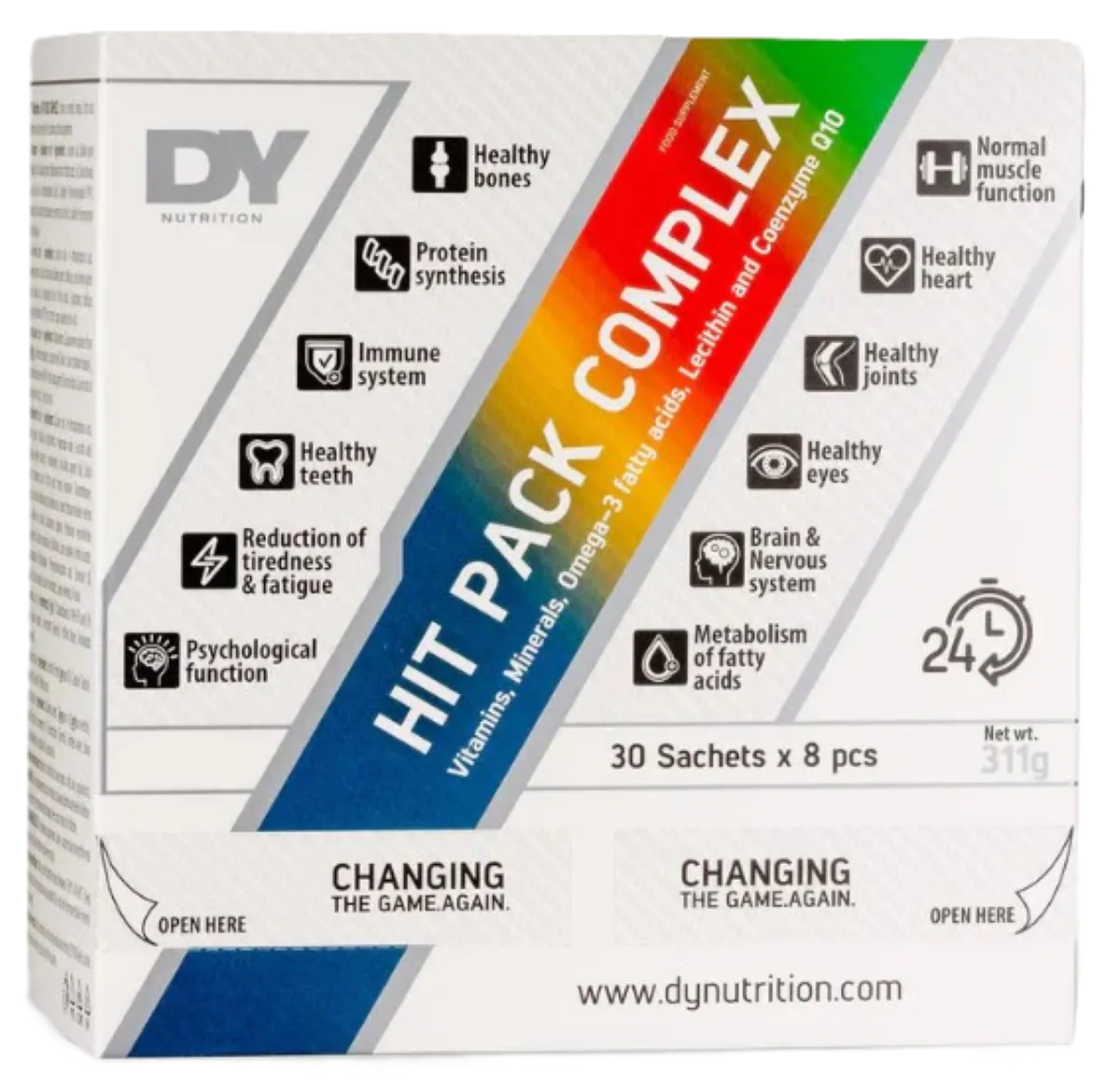 Dy Nutrition Hit Pack Complex 1 Box (30 Sachets)