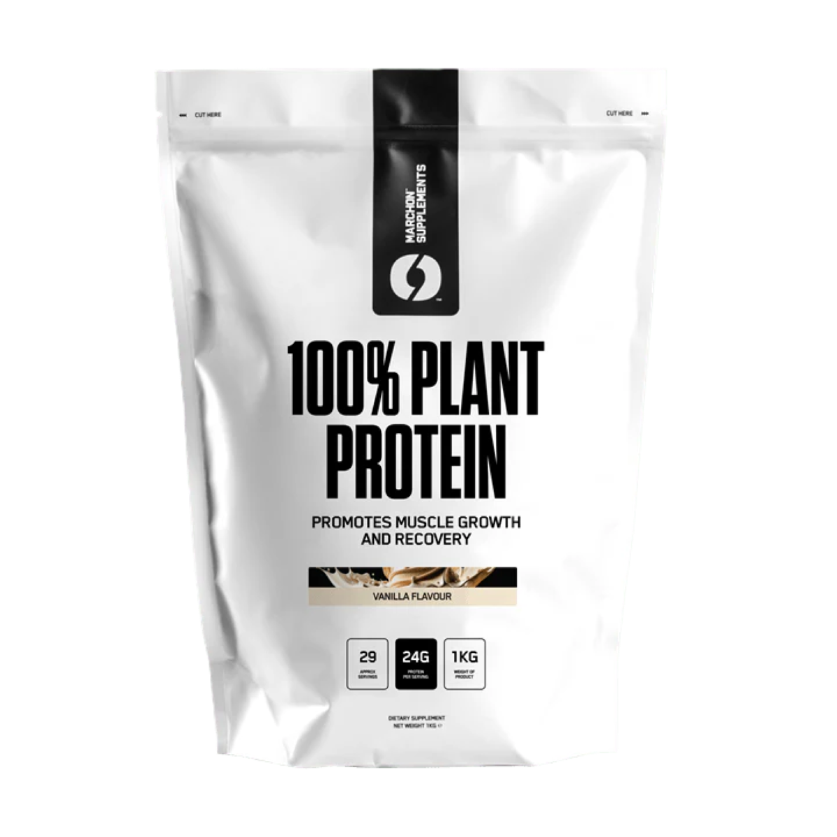 Marchon Plant Based Protein Powder 1Kg - Vanilla