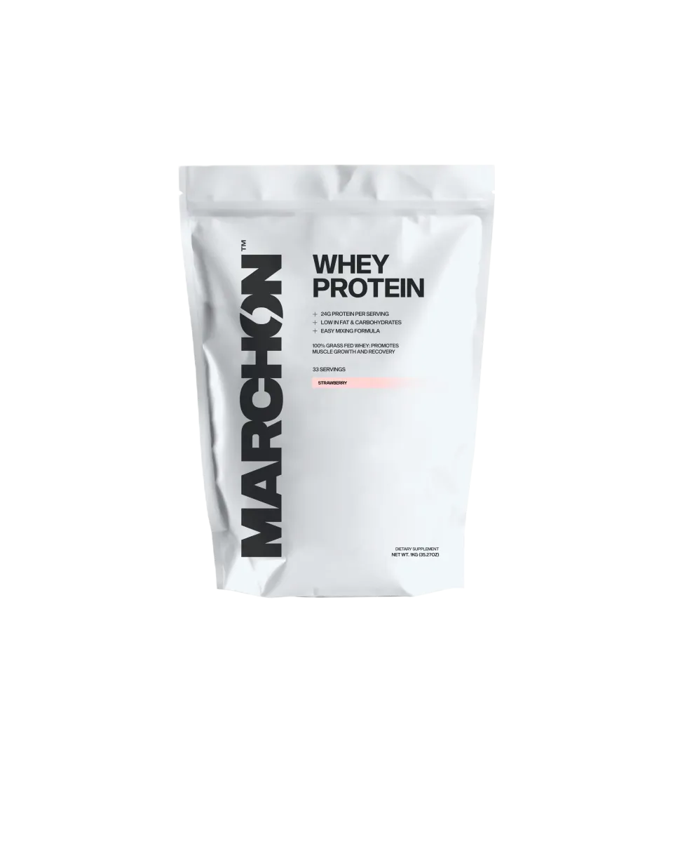 Marchon Whey Protein Powder 1Kg - Strawberry