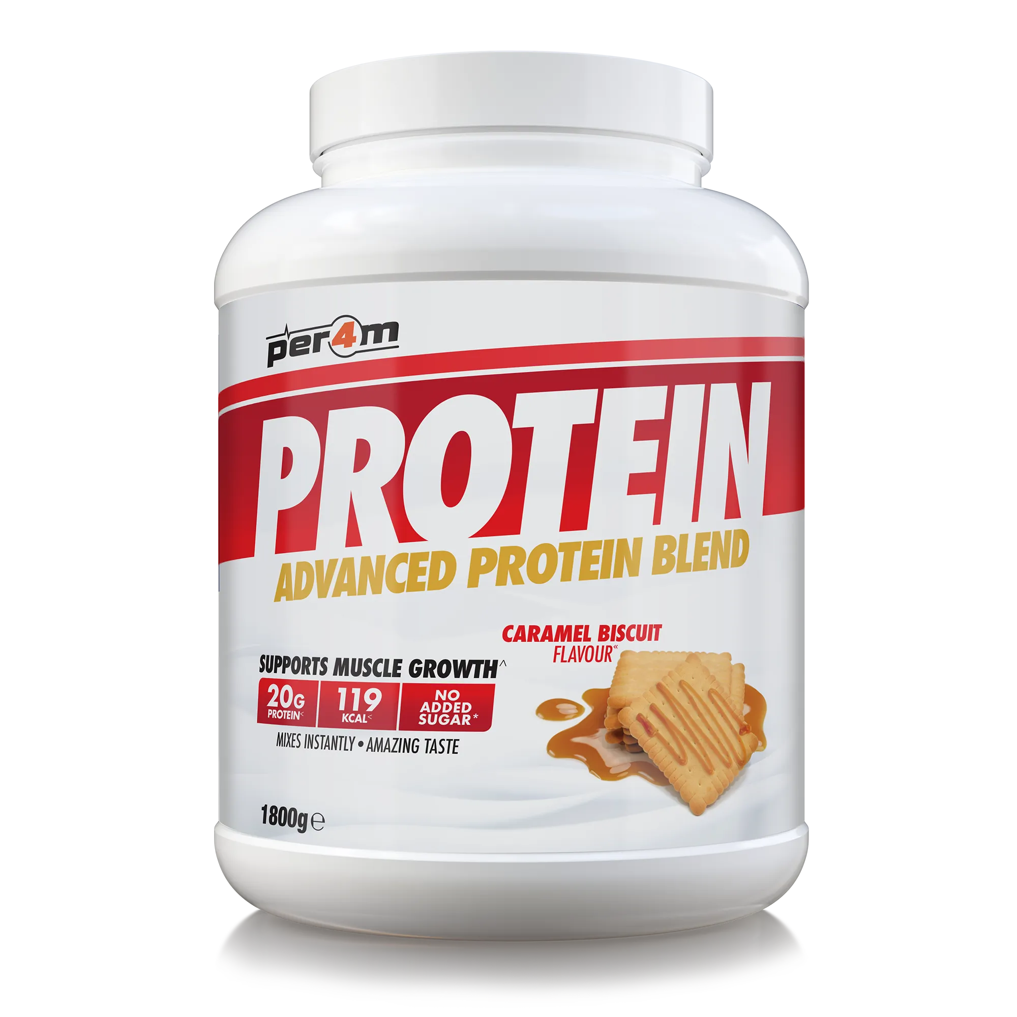 Per4m Advanced Protein Blend 1.8kg - Caramel Biscuit