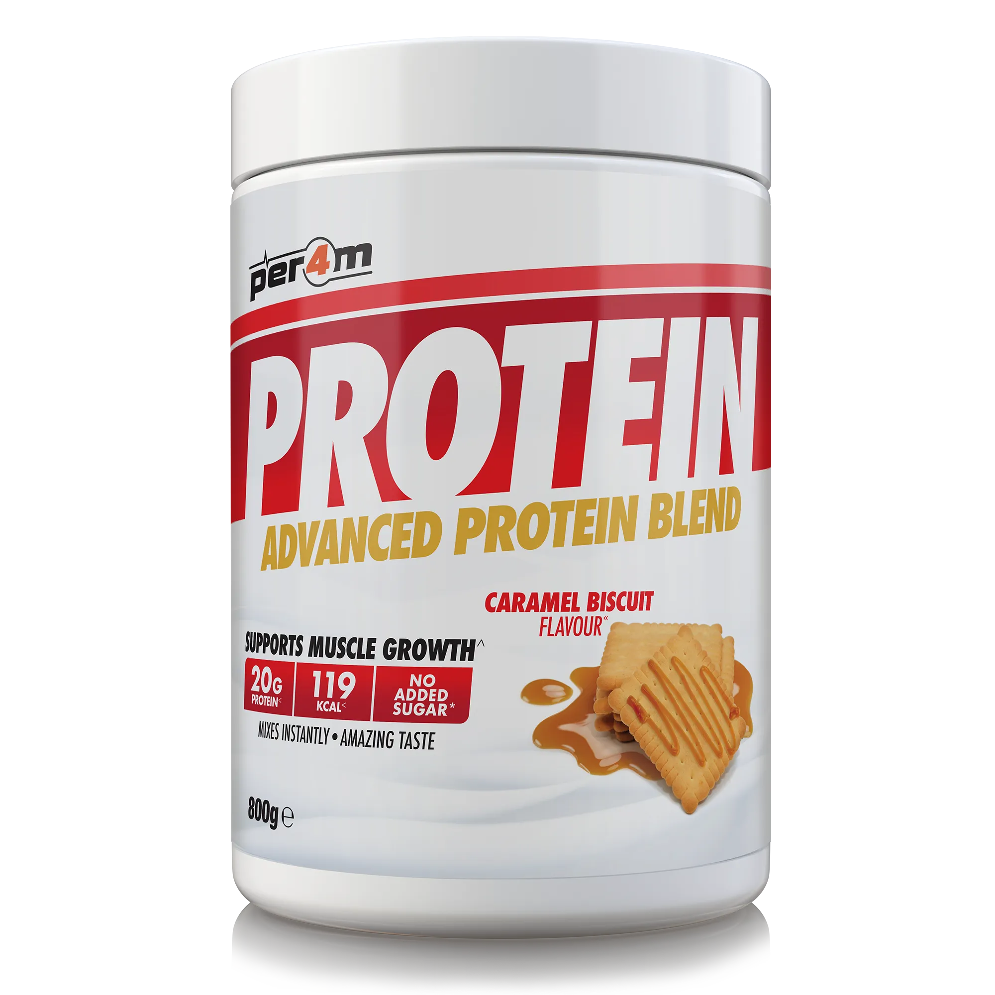 Per4m Advanced Protein Blend 800g - Caramel Biscuit