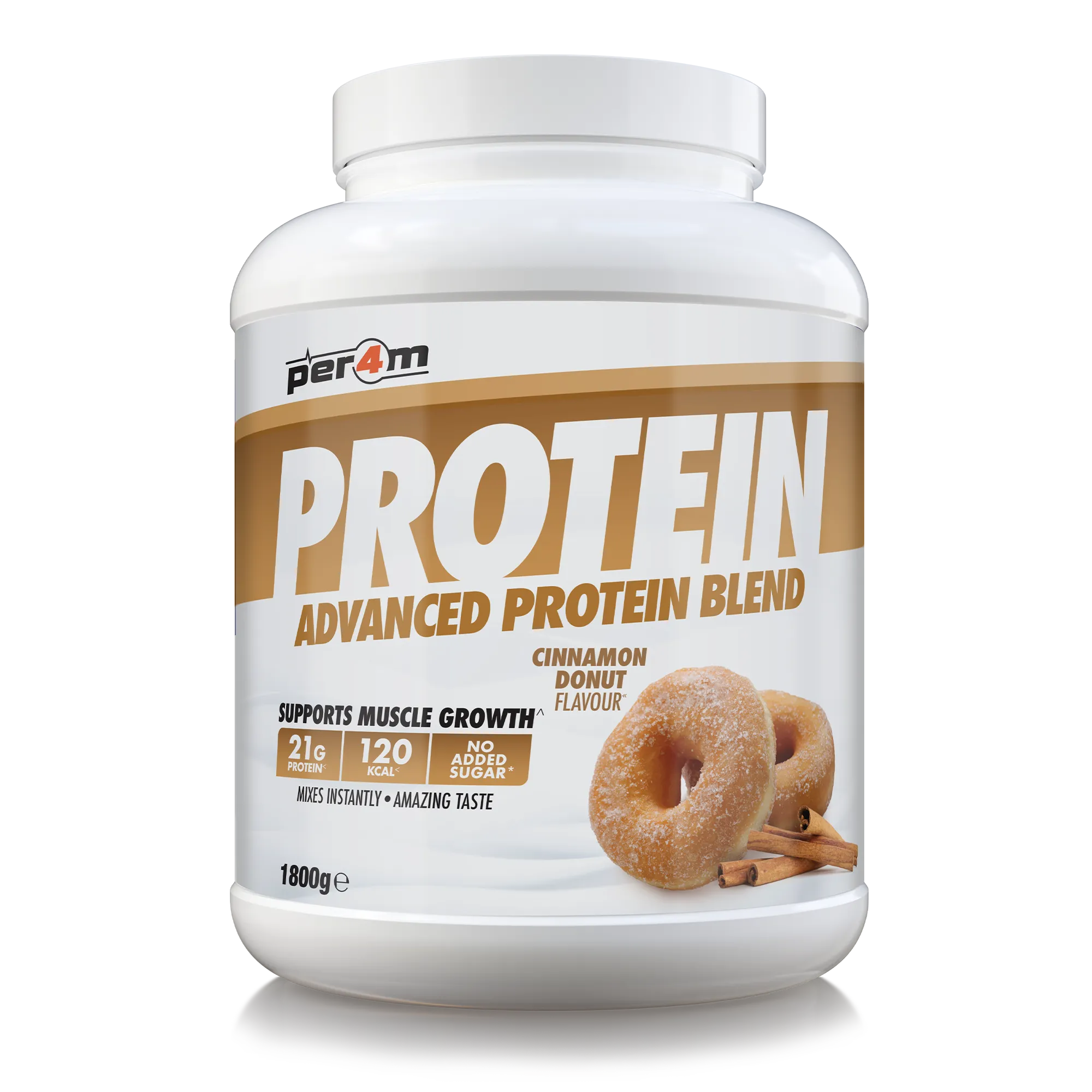 Per4m Advanced Protein Blend 1.8kg - Cinnamon Donut