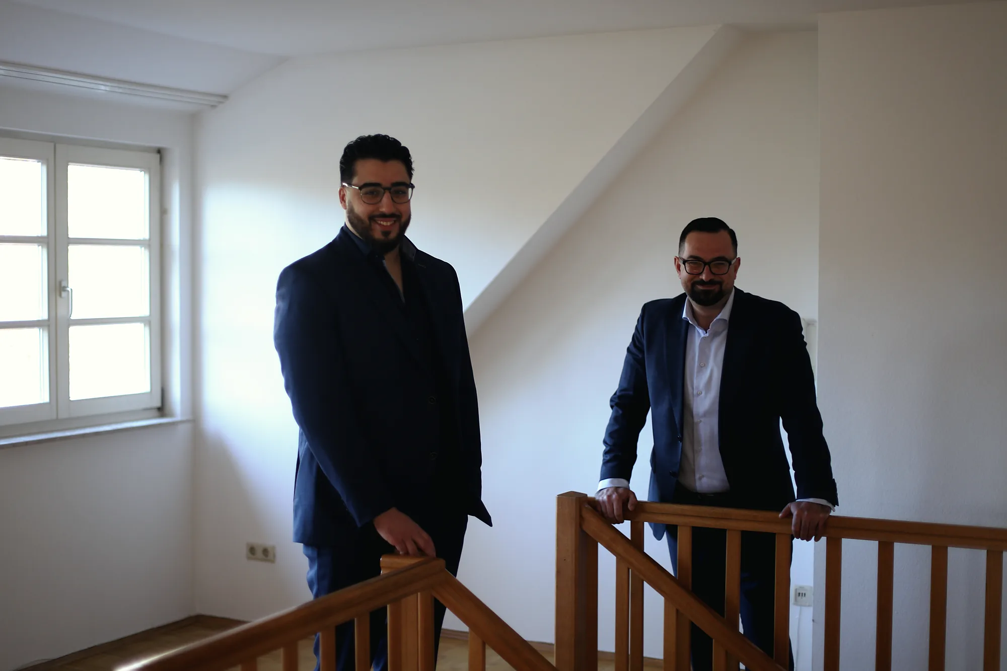Leeres Treppenhaus in einem geerbten Einfamilienhaus in Salzgitter vor dem Verkauf