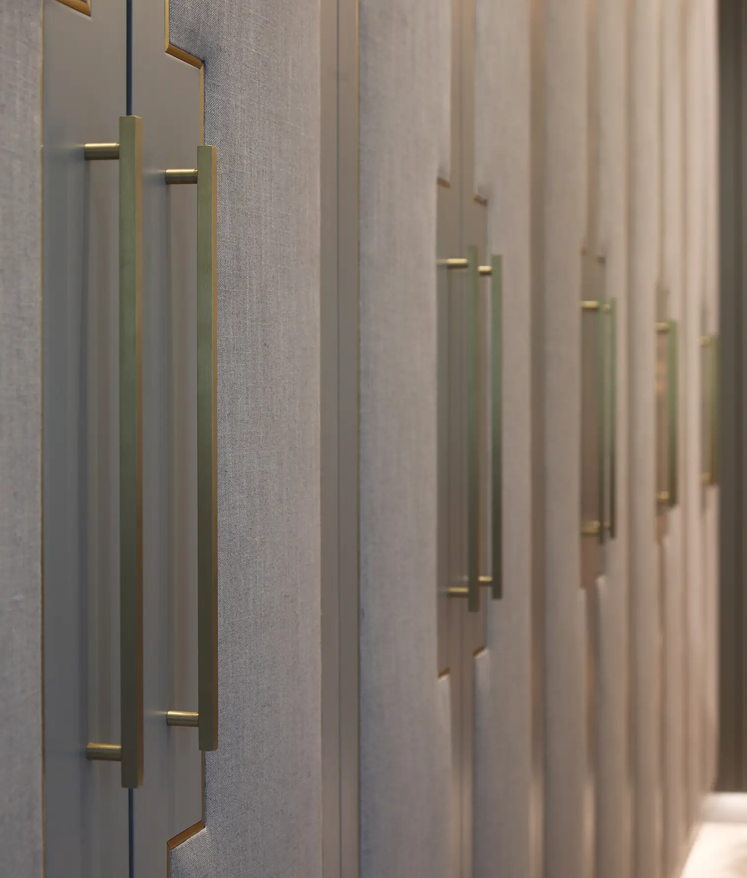 Luxury high-end dressing room carpentry
