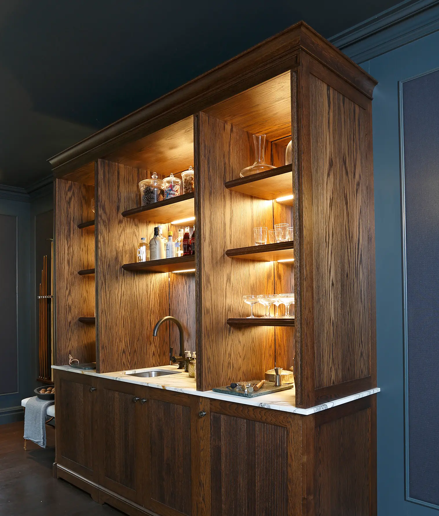 High end cabinetry for kitchen in Berkshire home