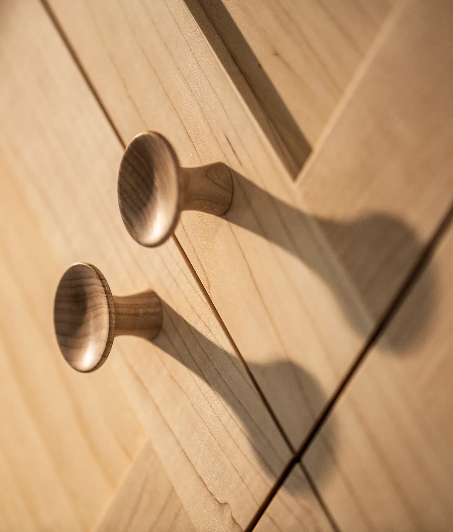 close up of kitchen cabinets for bespoke kitchen design