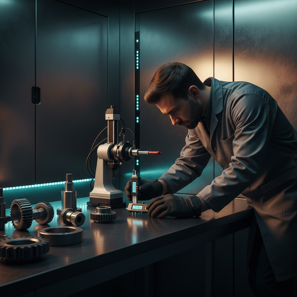 Automotive engineering workspace with precision parts and tools for automotive lead generation