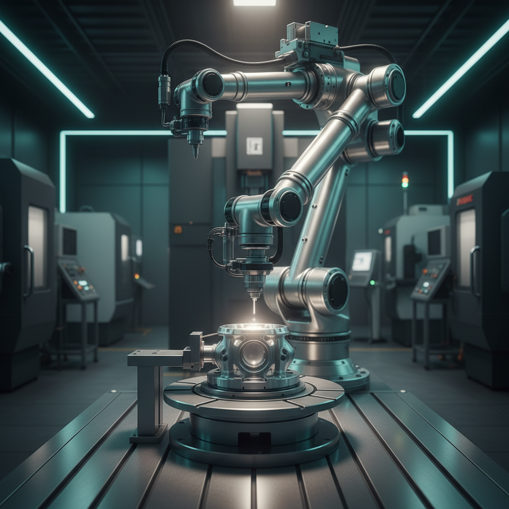 Robotic precision machining workflow for manufacturing lead generation strategy