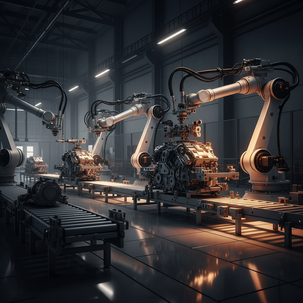 Automotive manufacturing floor showing automated lead generation for Automotive strategies